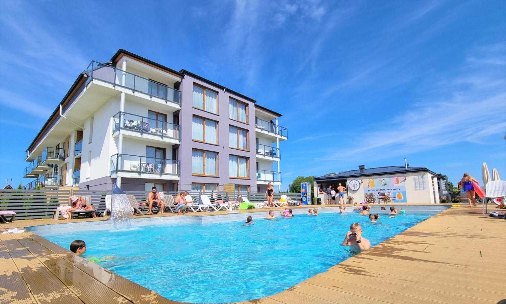 Apartament "Blu10" Z Basenem Sarbinowo Eksteriør bilde