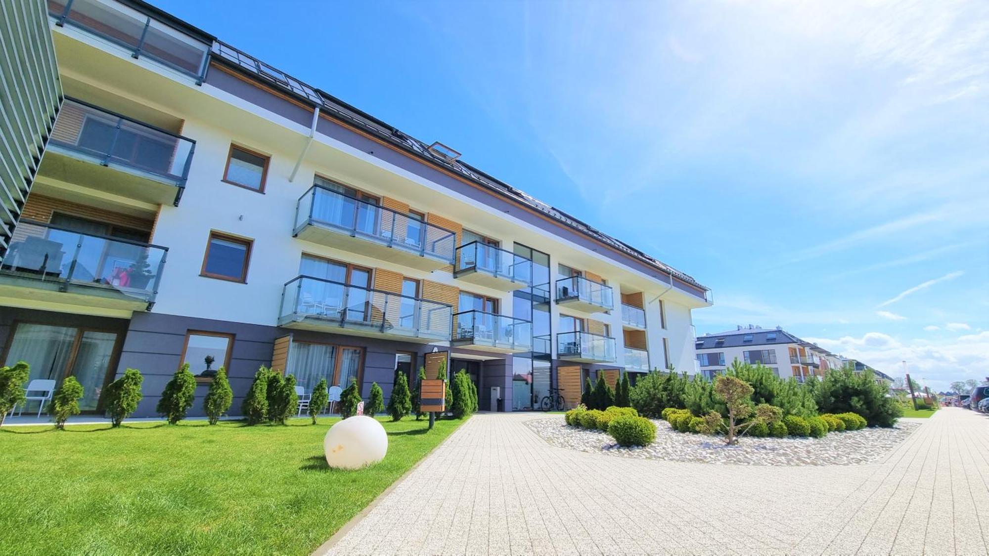 Apartament "Blu10" Z Basenem Sarbinowo Eksteriør bilde