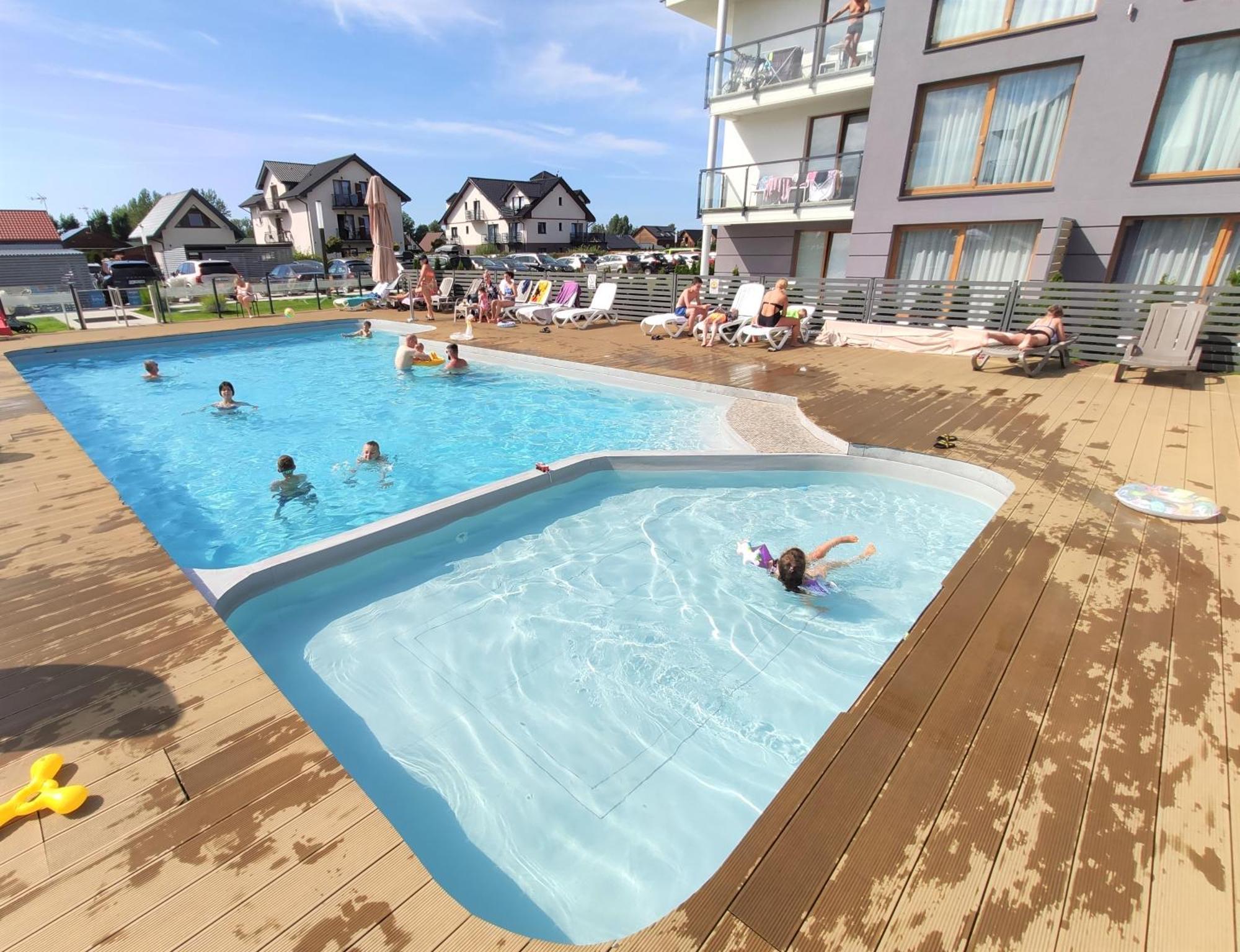 Apartament "Blu10" Z Basenem Sarbinowo Eksteriør bilde