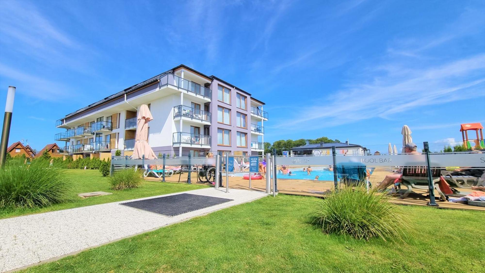 Apartament "Blu10" Z Basenem Sarbinowo Eksteriør bilde